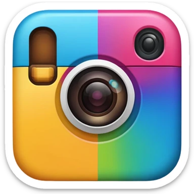 instagram logo emoji text sticker