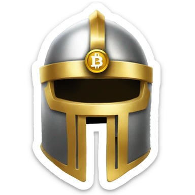 bitcoin paladin helmet sticker
