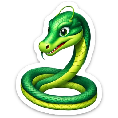 Persuasions.ai serpent mascot sticker