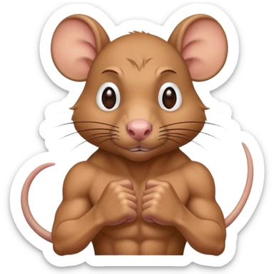 Rato fortão sticker