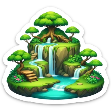 Fantasy scenery  sticker