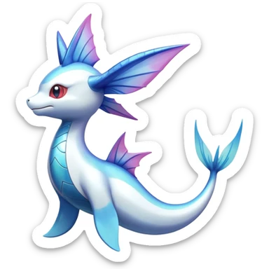 Vaporeon-Milotic-Latios-fakemon-hybrid sticker