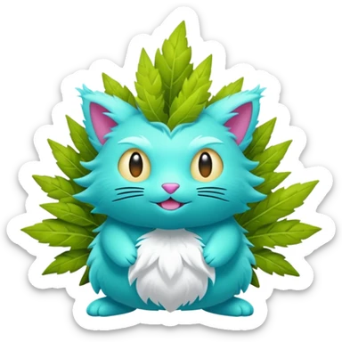  Fey Toony Sprigatito-Electrike-Bayleaf-fusion-hybrid sticker