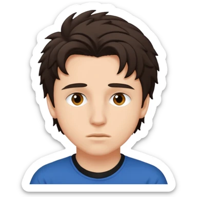 Bradley Simpson wearing The Panic Years Merch sticker