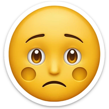 emoji with a face looking away in discomfort sticker