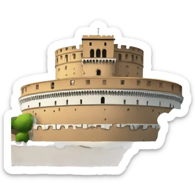 castel sant’angelo  sticker