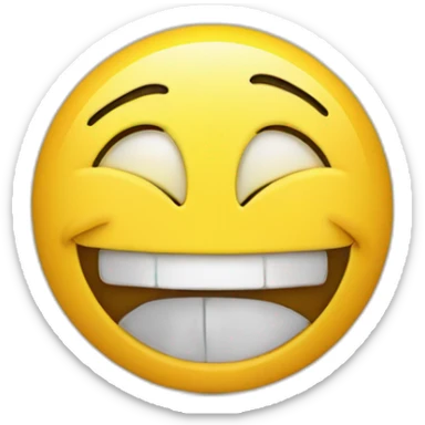 smiley qui rit et pleure en meme temps sticker