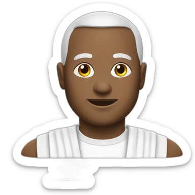 Le pape en joueur de foot sticker