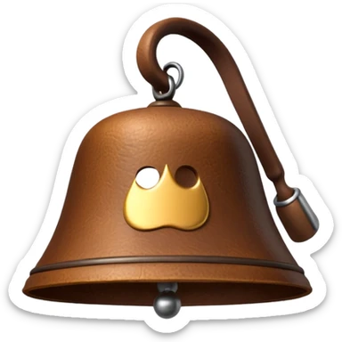 leather camp bell sticker