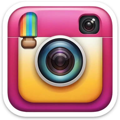 instagram logo icon sticker