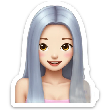 Jennie de blackpink tomando agua sticker