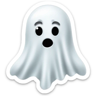 halloween ghost sticker