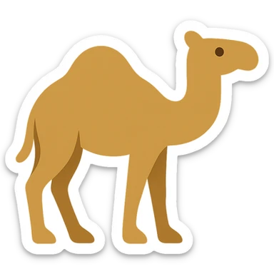 Camel sticker