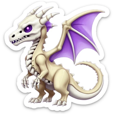 Skeletal Cubone-Marowak-Duskull-dragon sticker