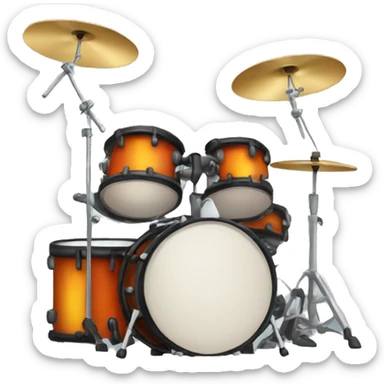 Drum kit sticker