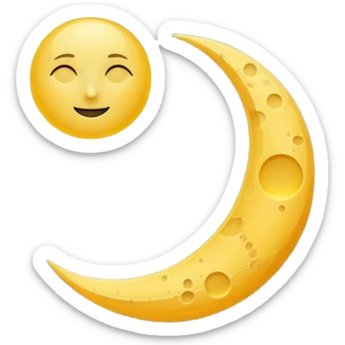 Genarate me a emoji of Drak mode moon and bright mode sun Like we got In our mobile phones sticker