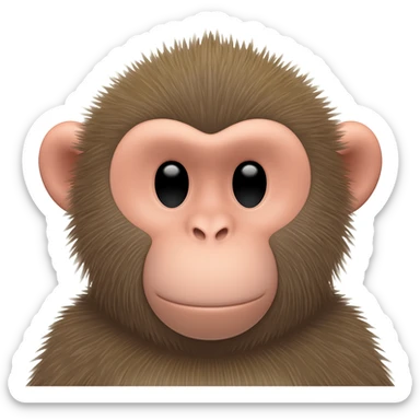 Japan monkey sticker
