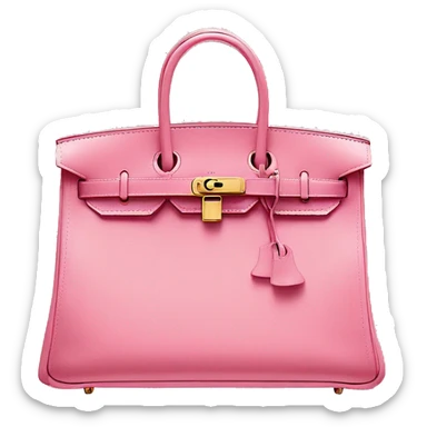 ￼pink Hermes Birkin￼ sticker