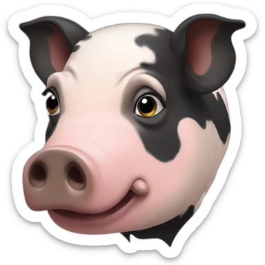 black-pig sticker