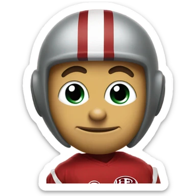 Brutus the buckeye mascot sticker