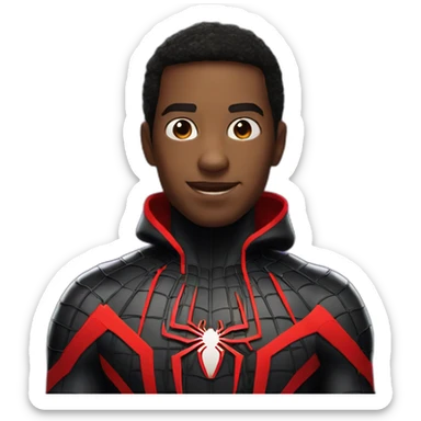 miles morales spiderman sticker