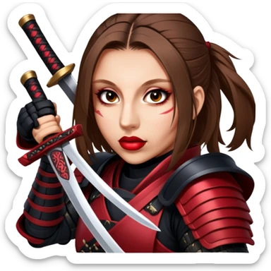 Fierce Samurai sticker