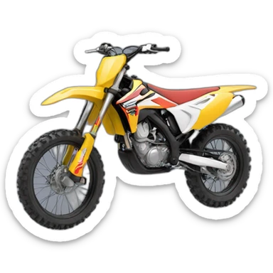 Terrain de motocross  sticker