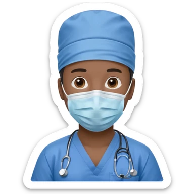 black surgeon sticker