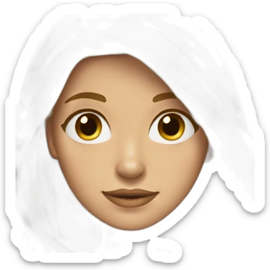 Woman-long-hair-with-your-yorkshire sticker