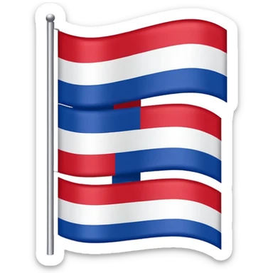 Show me the domincan republic flag sticker