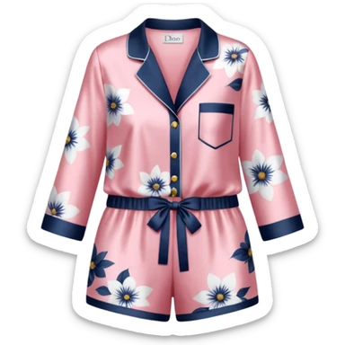 Dior pajamas sticker