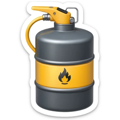 generate a realistic oil canister sticker