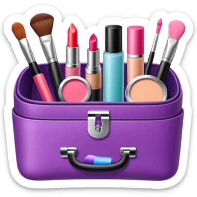 Makeup emoji sticker