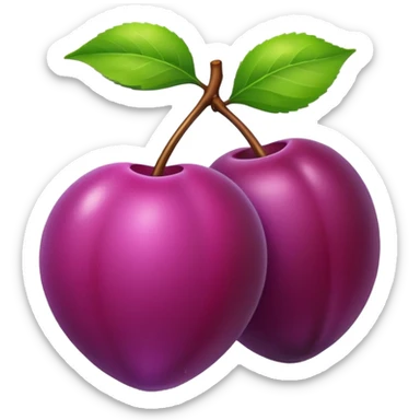 Hace la ciruela sticker