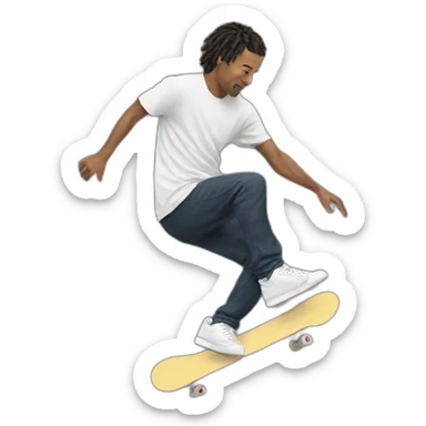 Kickflip sticker