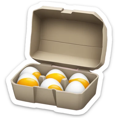 eggs box sticker
