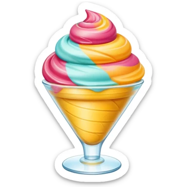 Fruity sorbet sticker