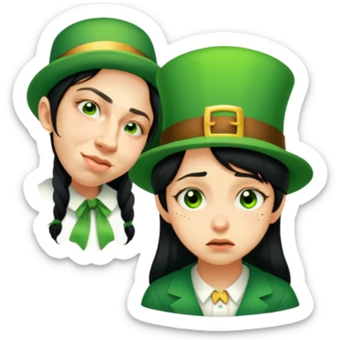 Sad Leprechaun sticker