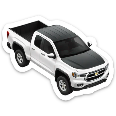 modern pickup truck sticker