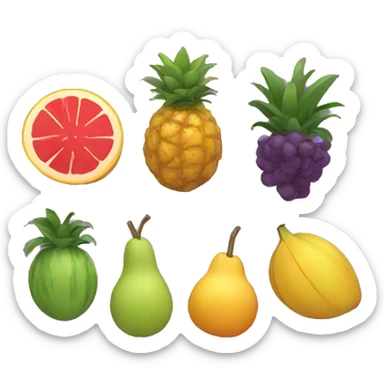 Frutas sticker