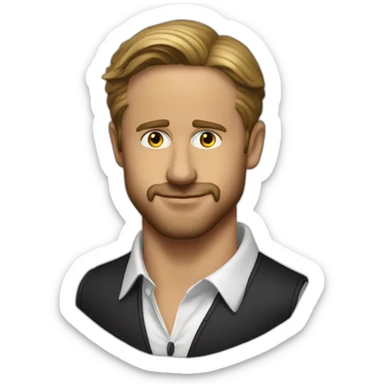 Ryan gosling evil j’en sticker