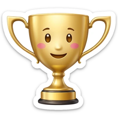 EMOJI AND WINNER CUP sticker