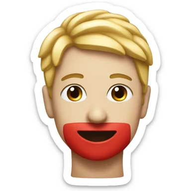 a red number 60 with 2 dashes underneath it sticker