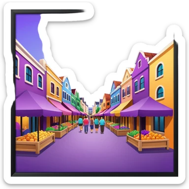 purple marketplace wb sticker