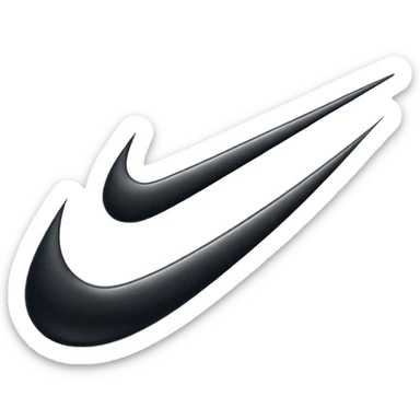 Swoosh Nike logo  sticker