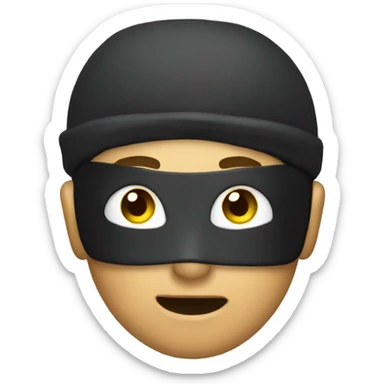 Robbery emoji sticker