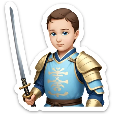 Elegant Samurai sticker