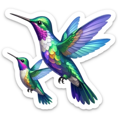 MORE HUMMINGBIRDS sticker