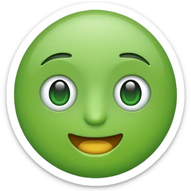Like emoji with green color sticker
