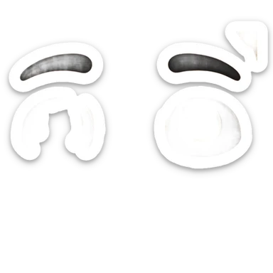 big pimple on the forehead sticker